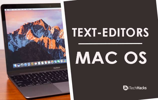 best text editrs for mac